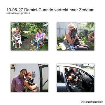 Damiël-Cuando vertrekt samen met Frabk & Wilma naar Zeddam